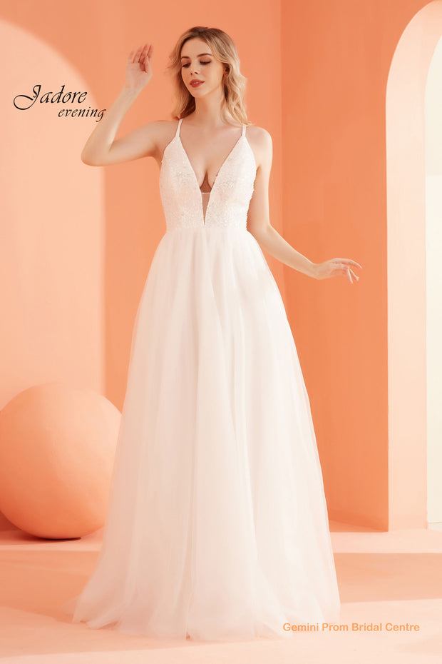 JADORE J22042W-Gemini Bridal Prom Tuxedo Centre