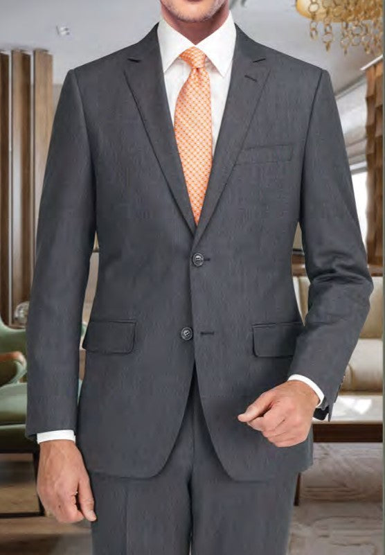 Slim Fit Suit - Grey-Gemini Bridal Prom Tuxedo Centre
