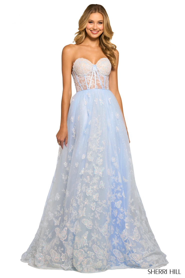 Sherri Hill Prom Grad Evening Dress 55310-Gemini Bridal Prom Tuxedo Centre