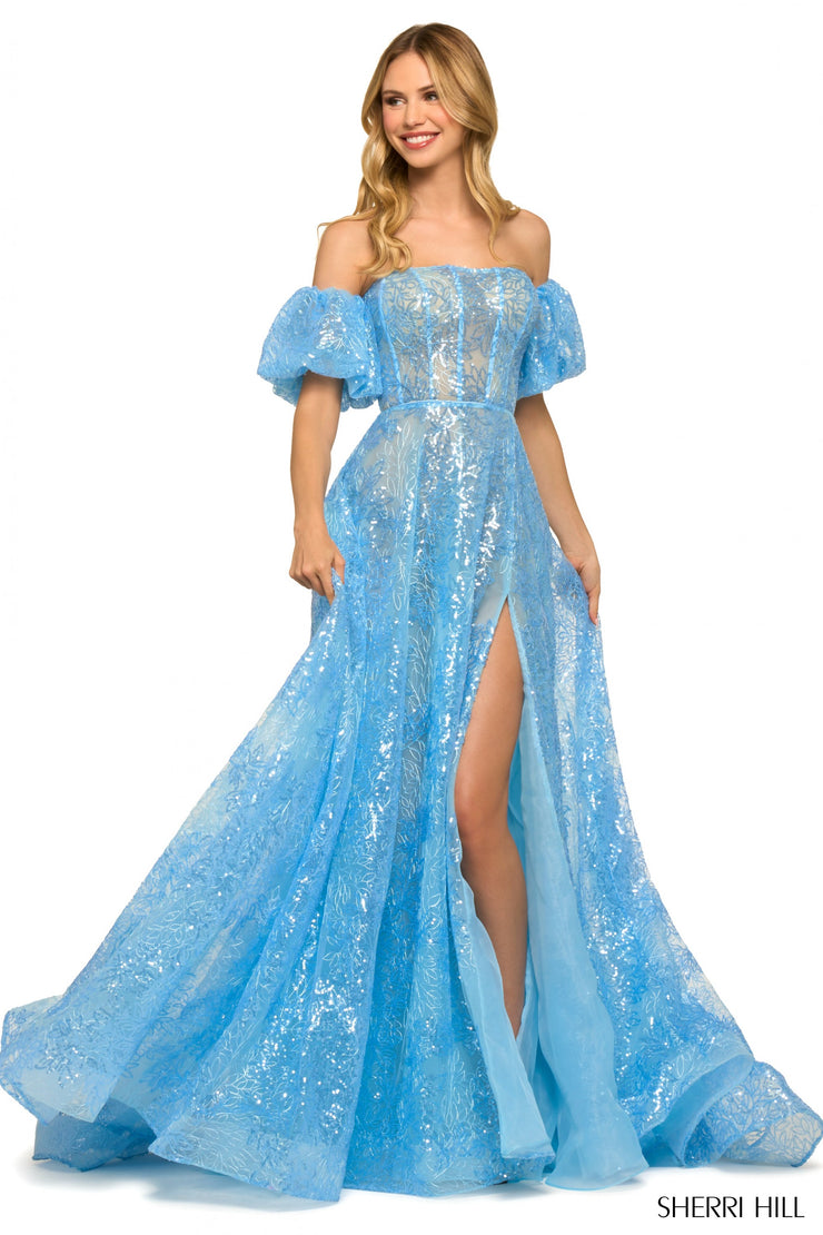 Sherri Hill Prom Grad Evening Dress 55423-Gemini Bridal Prom Tuxedo Centre