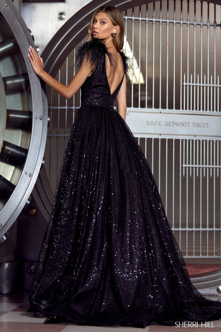 Sherri Hill Prom Grad Evening Dress 55249W-Gemini Bridal Prom Tuxedo Centre
