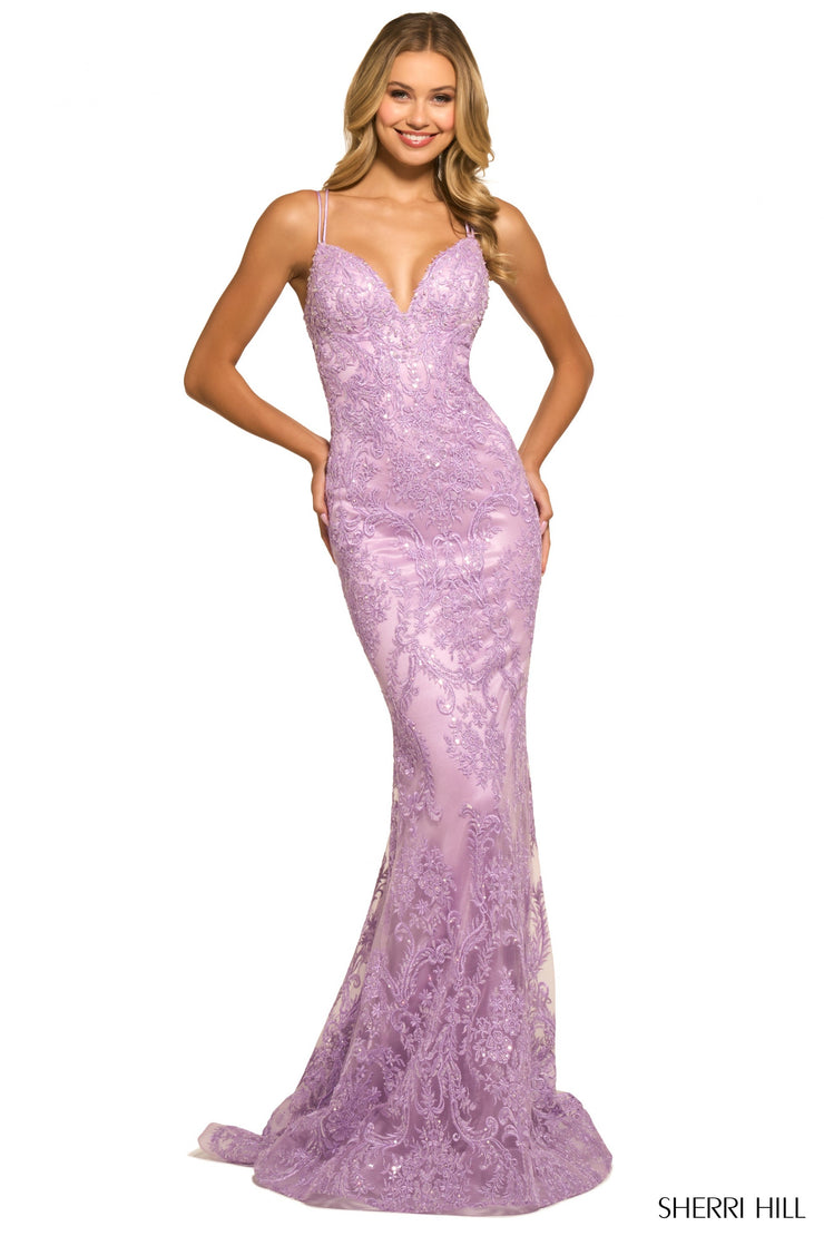 Sherri Hill Prom Grad Evening Dress 55394-Gemini Bridal Prom Tuxedo Centre