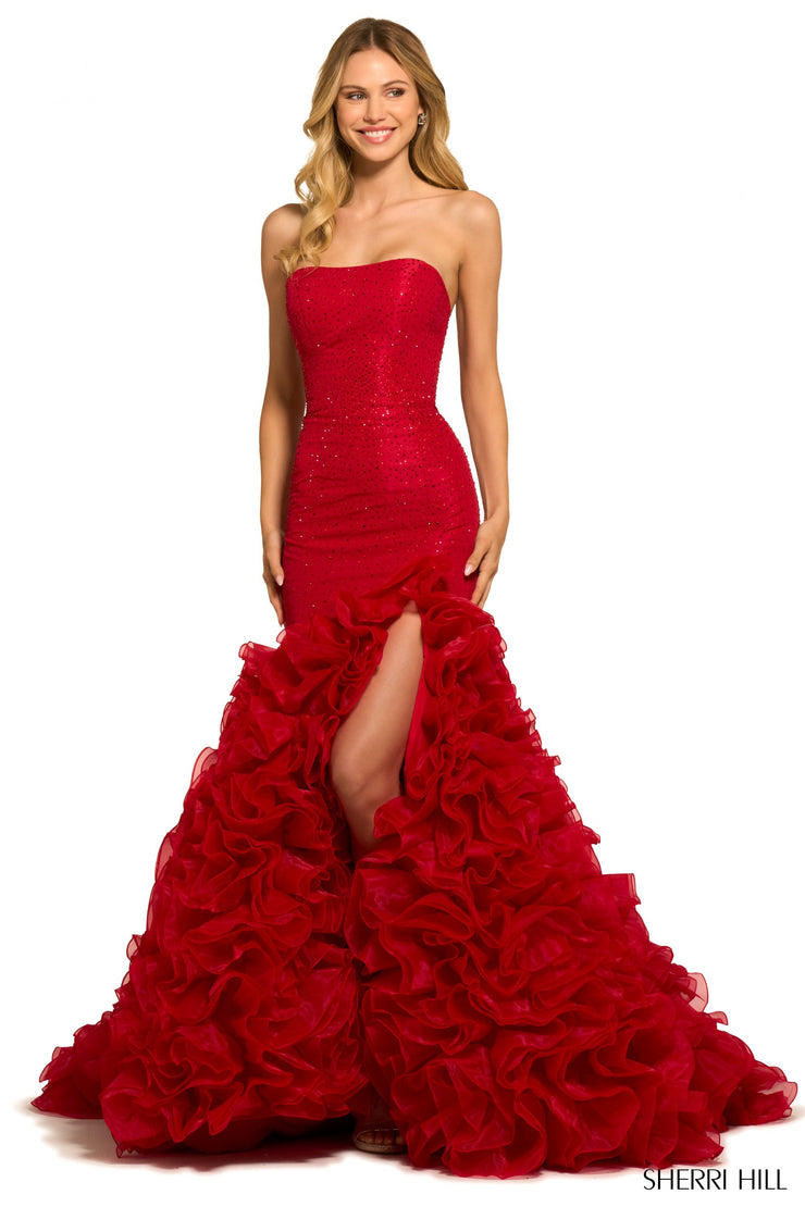 Sherri Hill Prom Grad Evening Dress 55492-Gemini Bridal Prom Tuxedo Centre