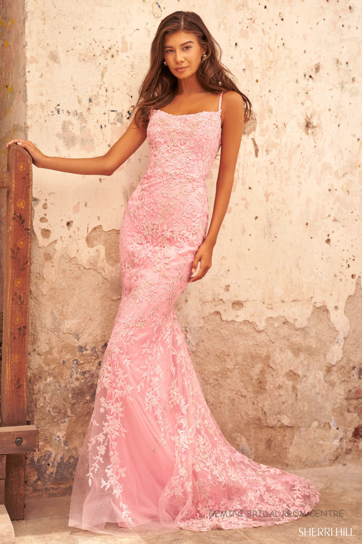 Sherri Hill Prom Grad Evening Dress 54202-Gemini Bridal Prom Tuxedo Centre