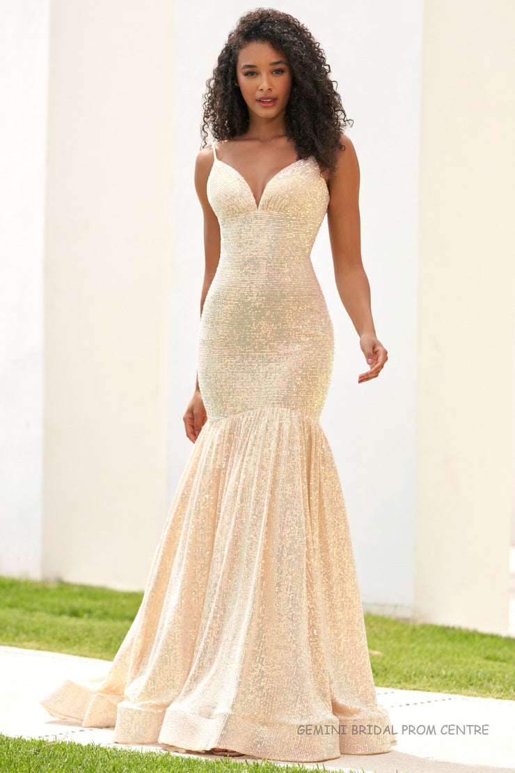 Sherri Hill Prom Grad Evening Dress 54846-Gemini Bridal Prom Tuxedo Centre