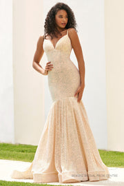 Sherri Hill Prom Grad Evening Dress 54846-Gemini Bridal Prom Tuxedo Centre