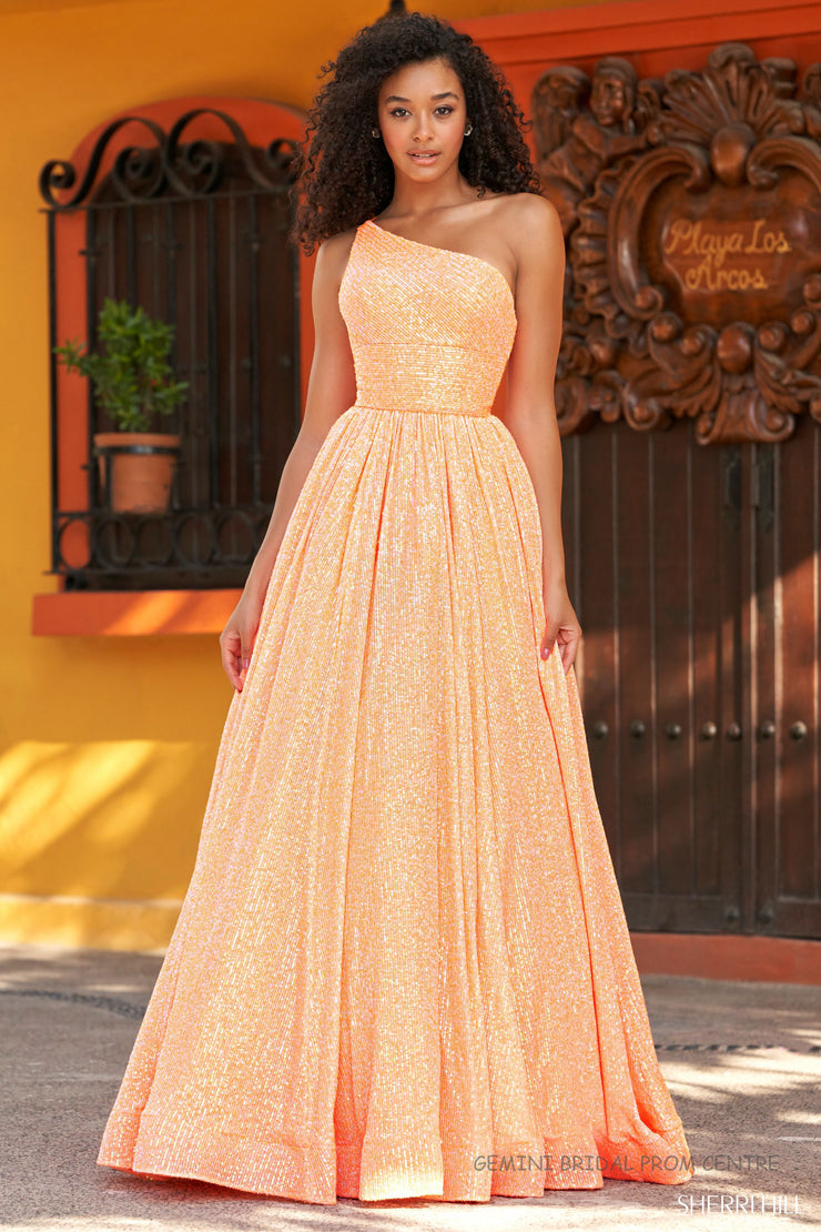 Sherri Hill Prom Grad Evening Dress 54847-B-Gemini Bridal Prom Tuxedo Centre