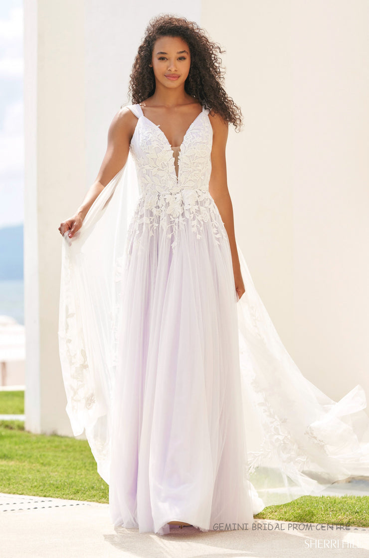 Sherri Hill Prom Grad Evening Dress 54859-B-Gemini Bridal Prom Tuxedo Centre