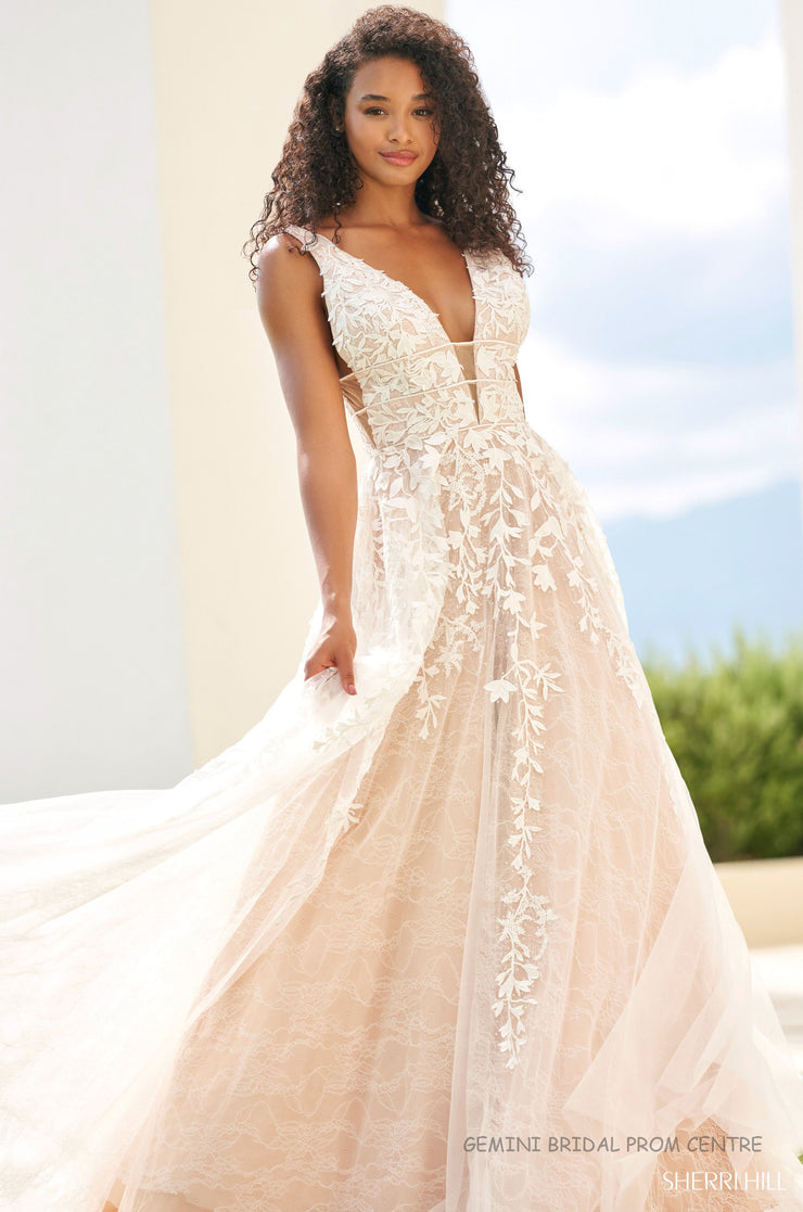 Sherri Hill Prom Grad Evening Dress 54862-A-Gemini Bridal Prom Tuxedo Centre