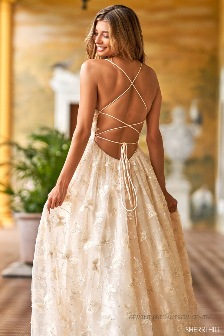 Sherri Hill Prom Grad Evening Dress 54950-Gemini Bridal Prom Tuxedo Centre