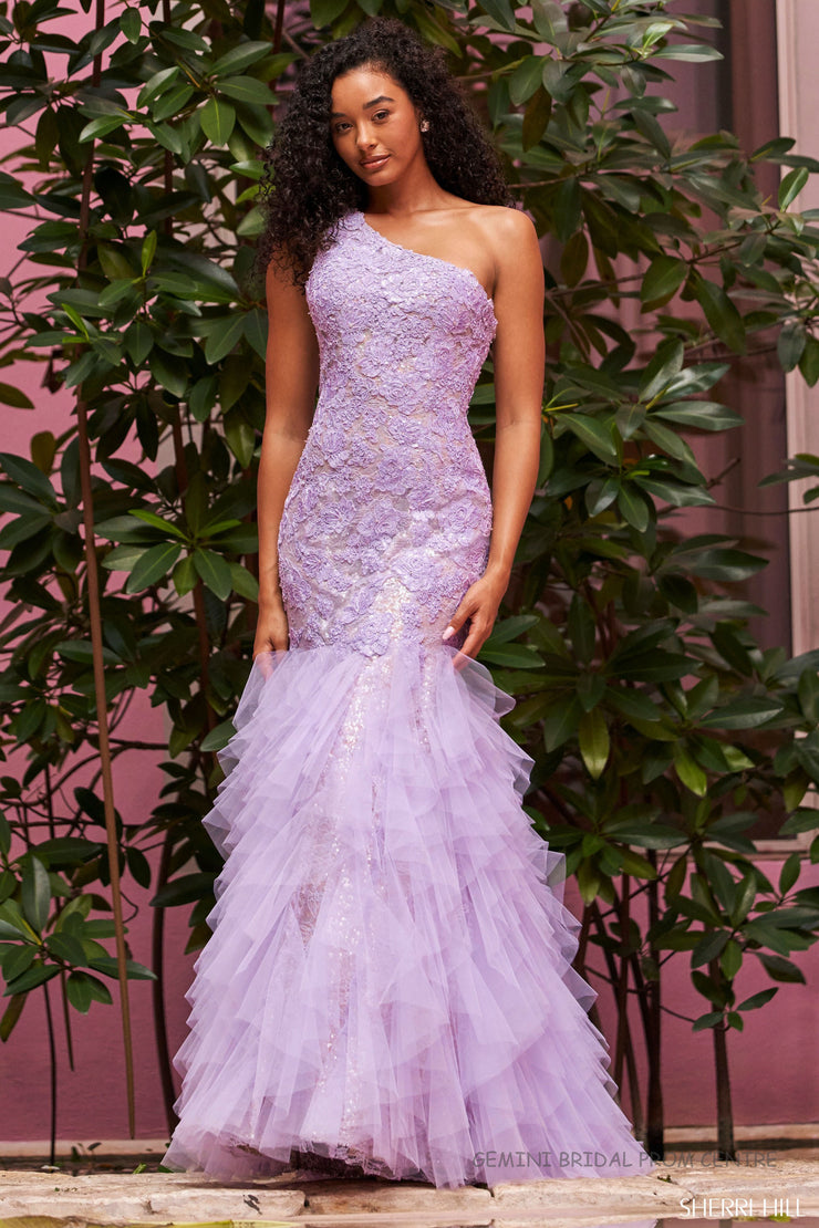 Sherri Hill Prom Grad Evening Dress 54952-B-Gemini Bridal Prom Tuxedo Centre