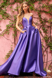 Sherri Hill Prom Grad Evening Dress 55005-B-Gemini Bridal Prom Tuxedo Centre