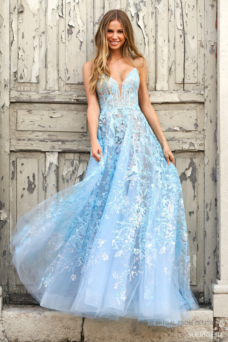 Sherri Hill Prom Grad Evening Dress 55009-Gemini Bridal Prom Tuxedo Centre