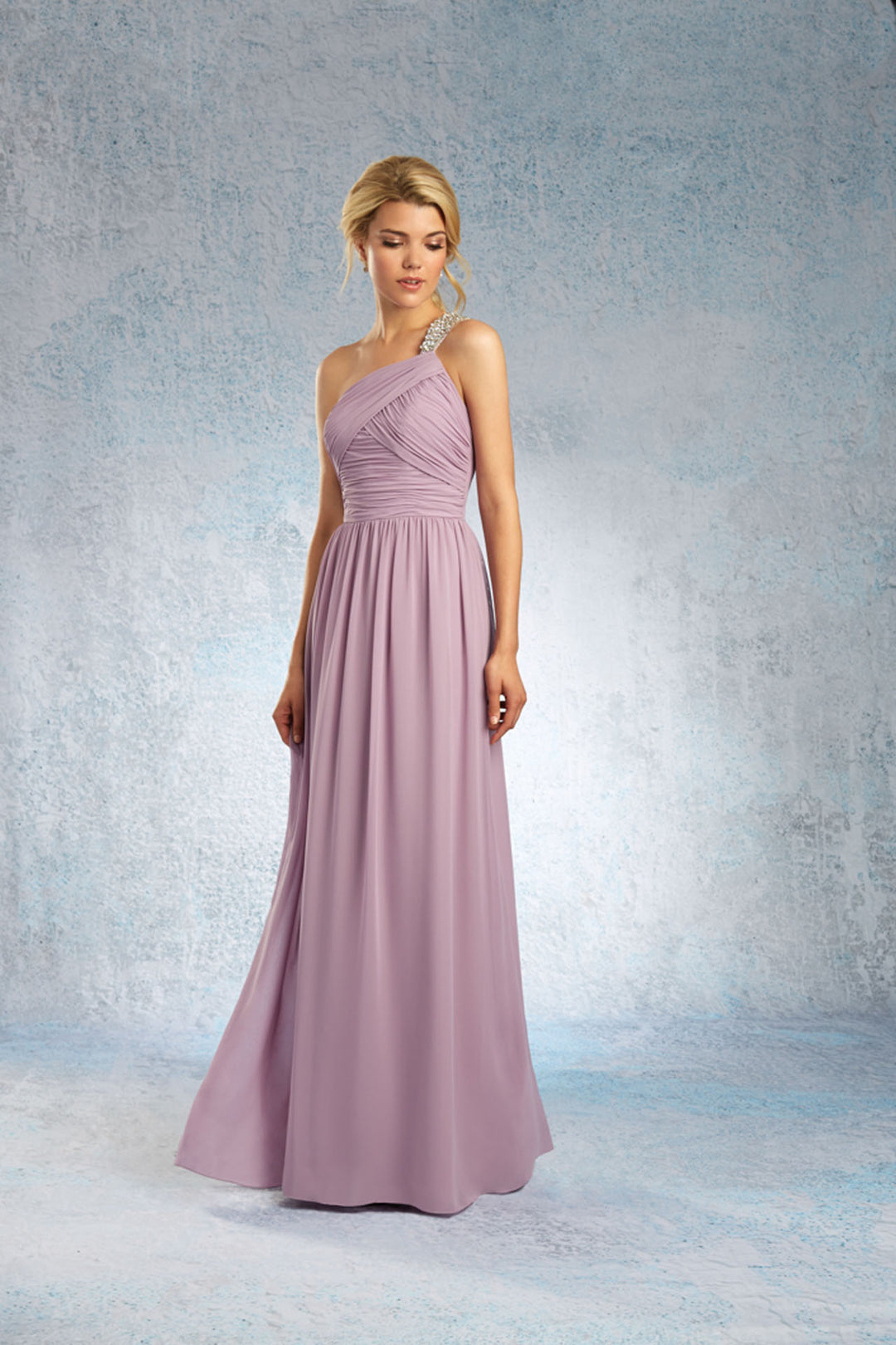 alfred angelo one shoulder dress Alfred Angelo One Shoulder Bridesmaid Formal Chiffon Dress red Size 4