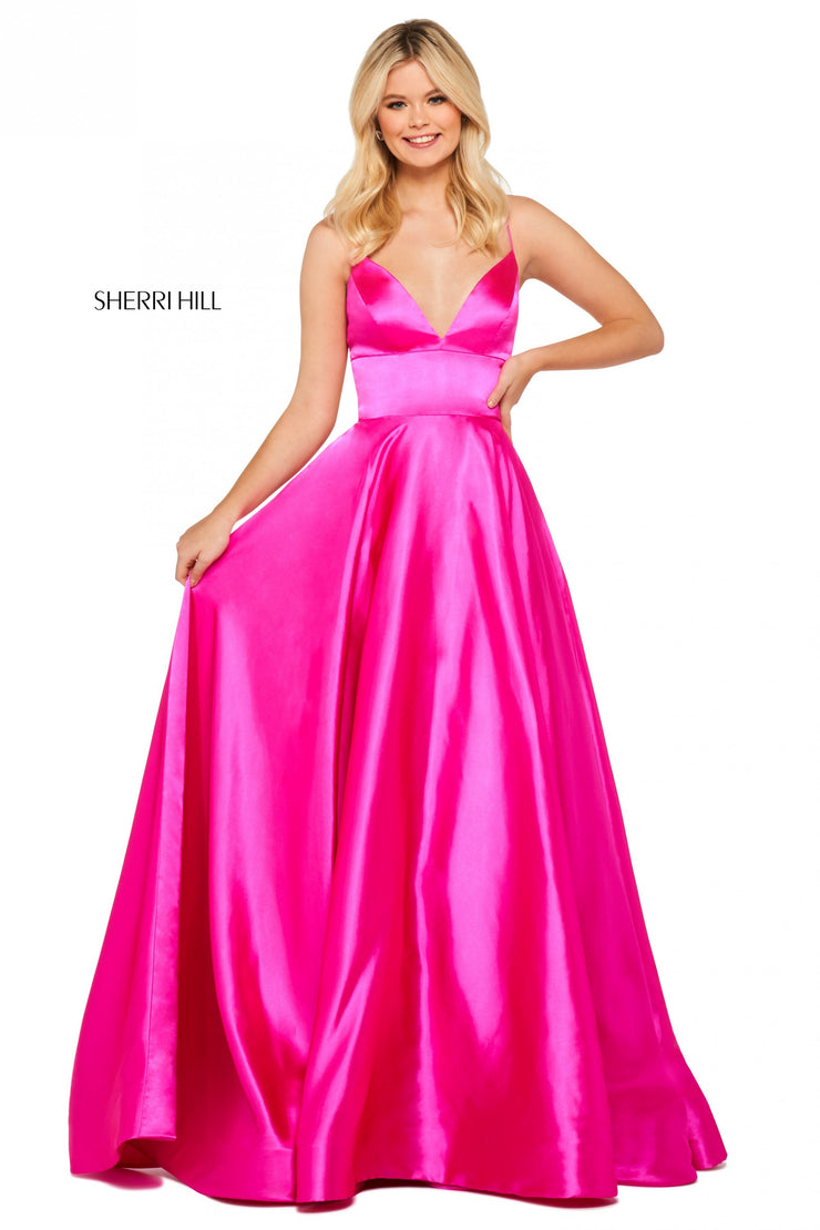 Sherri Hill Prom Grad Evening Dress 53885-Gemini Bridal Prom Tuxedo Centre