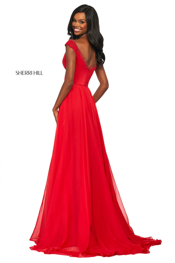 Sherri Hill Prom Grad Evening Dress 53549A-Gemini Bridal Prom Tuxedo Centre
