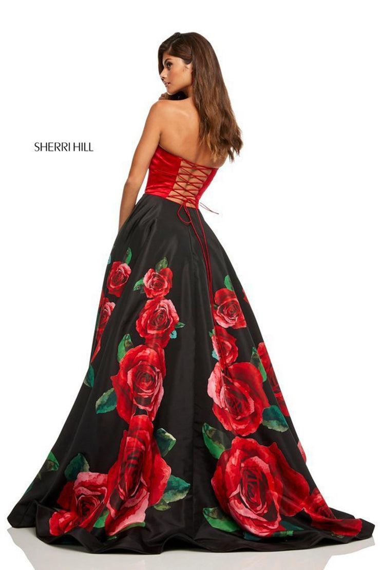Sherri Hill Prom Grad Evening Dress 52722-Gemini Bridal Prom Tuxedo Centre
