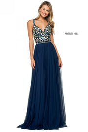 Sherri Hill Prom Grad Evening Dress 53803-Gemini Bridal Prom Tuxedo Centre