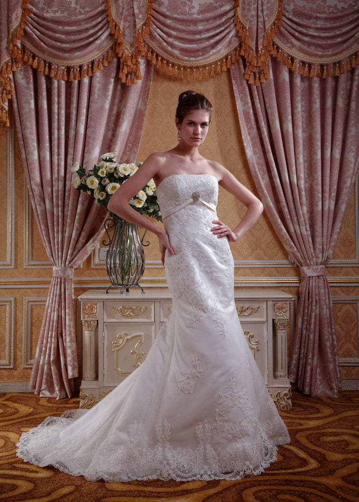Wedding Dress 28KL0200-1-Gemini Bridal Prom Tuxedo Centre