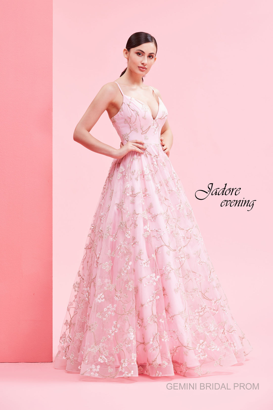 sachin and babi light blue dress Jadore Evening | Labella Bridal Boutique - J21006 main image 0