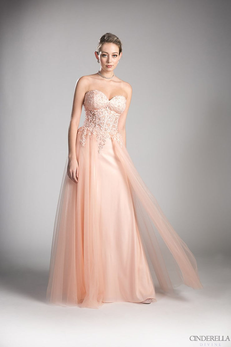 Ladivine CC8186 - Prom Dress-Gemini Bridal Prom Tuxedo Centre