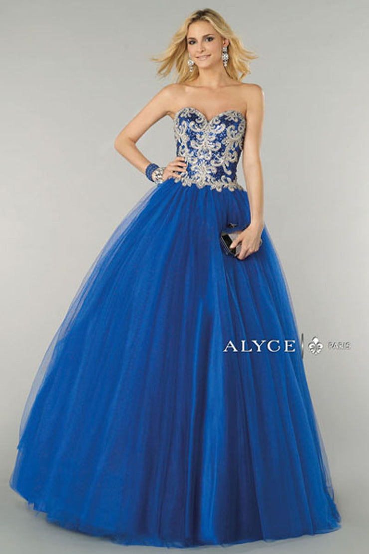 ALYCE PARIS 6335-Gemini Bridal Prom Tuxedo Centre