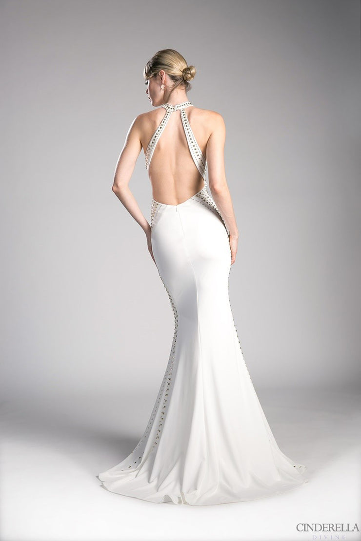 Ladivine CE0012 - Prom Dress-Gemini Bridal Prom Tuxedo Centre