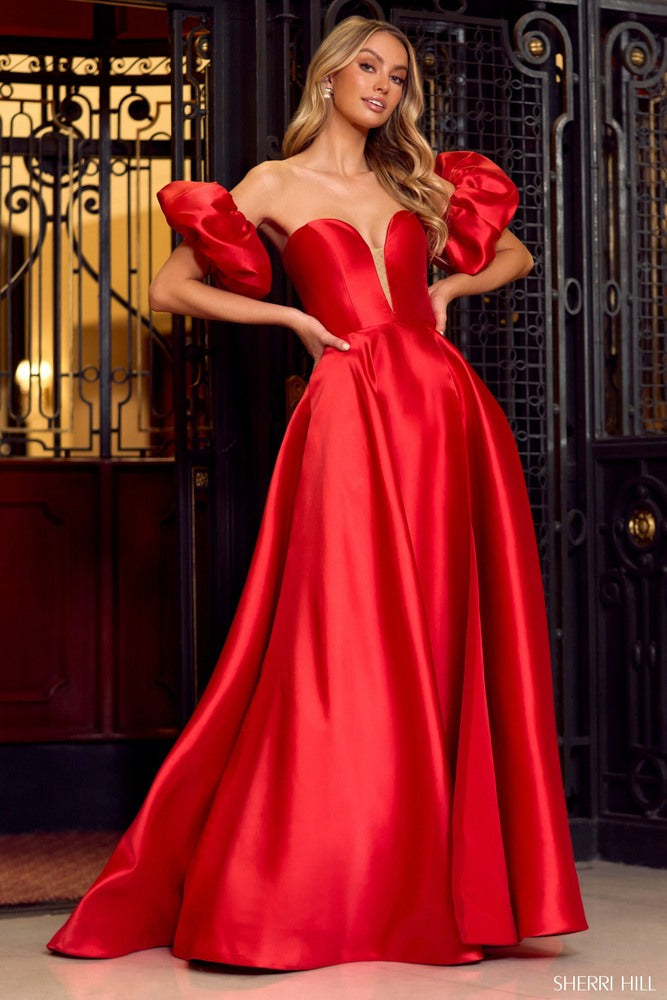 Sherri Hill Prom Grad Evening Dress 55253-Gemini Bridal Prom Tuxedo Centre